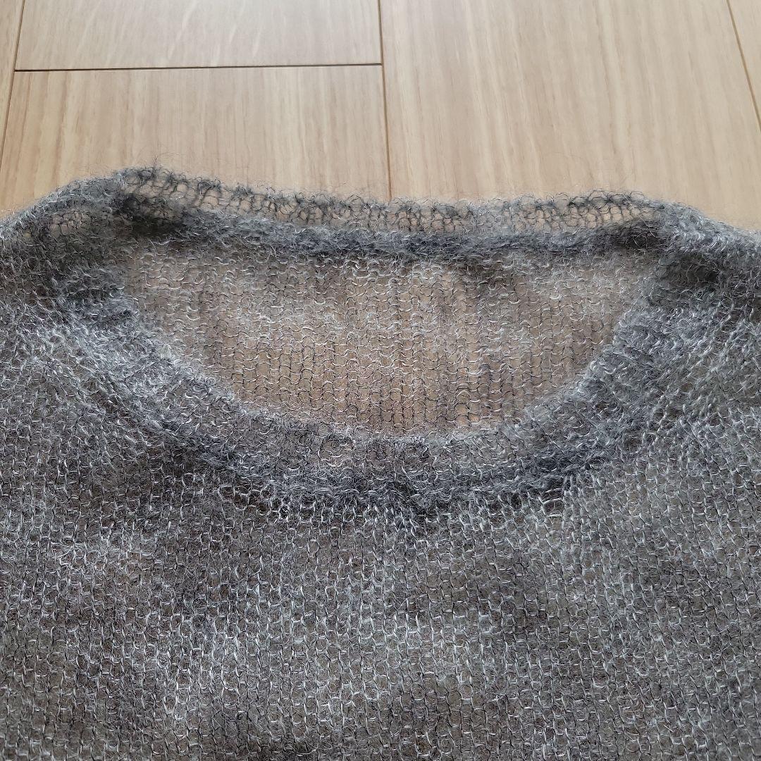 スピック＆スパン モヘヤシースルールーズニット◇グレー - メルカリ