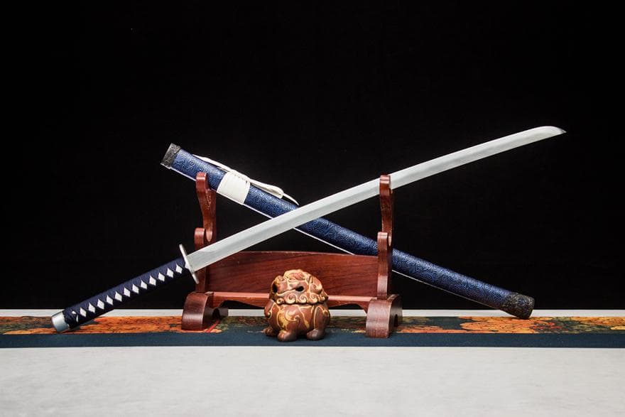 ブルー川 26 古兵器 武具 刀装具 日本刀 模造刀 居合刀