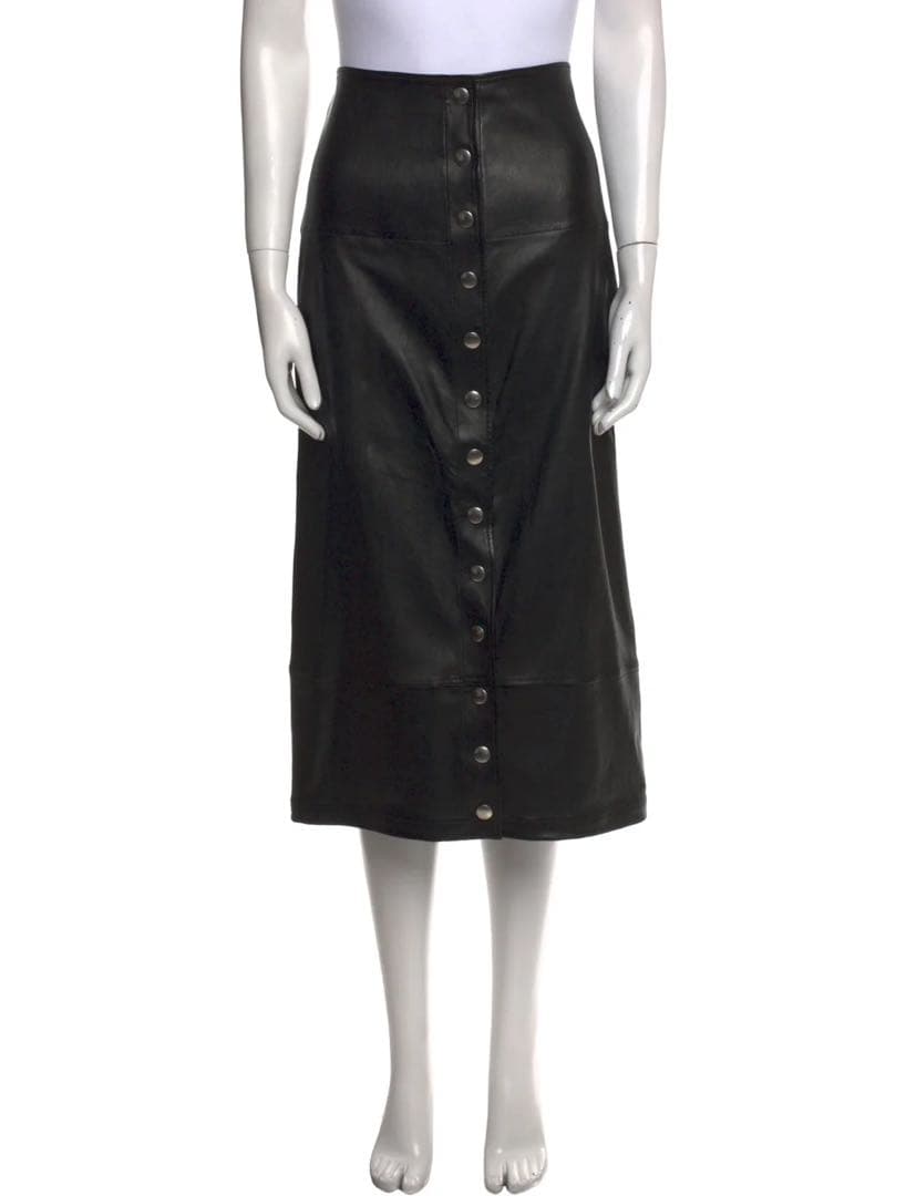 セリーヌ CELINE レザースカート - スカート新 発売