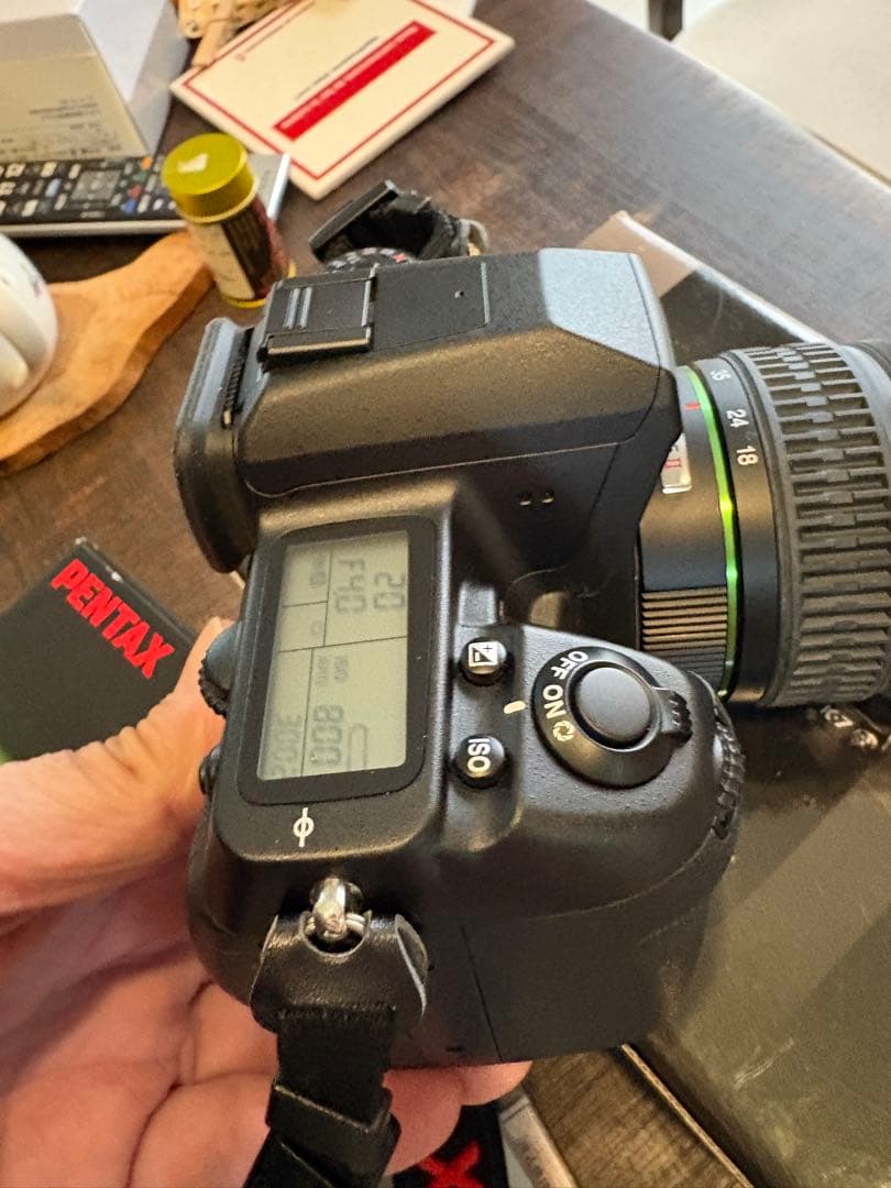 PENTAX K-7 デジタル一眼レフカメラ、レンズ付き、撮影枚数1516枚