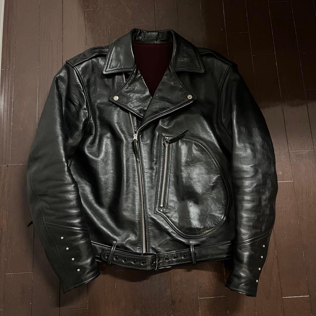 美品 フリーホイーラーズ ラブレア 希少サイズ44 馬革 レザー ルード