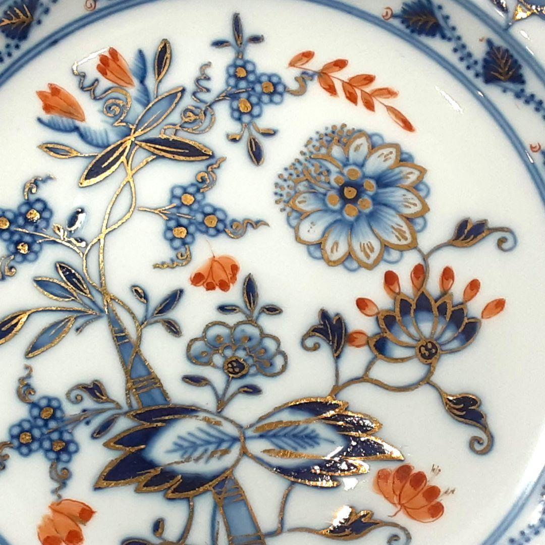 S144-1 オールドマイセン ボタン双剣 朱金オニオン プレート ma - メルカリ