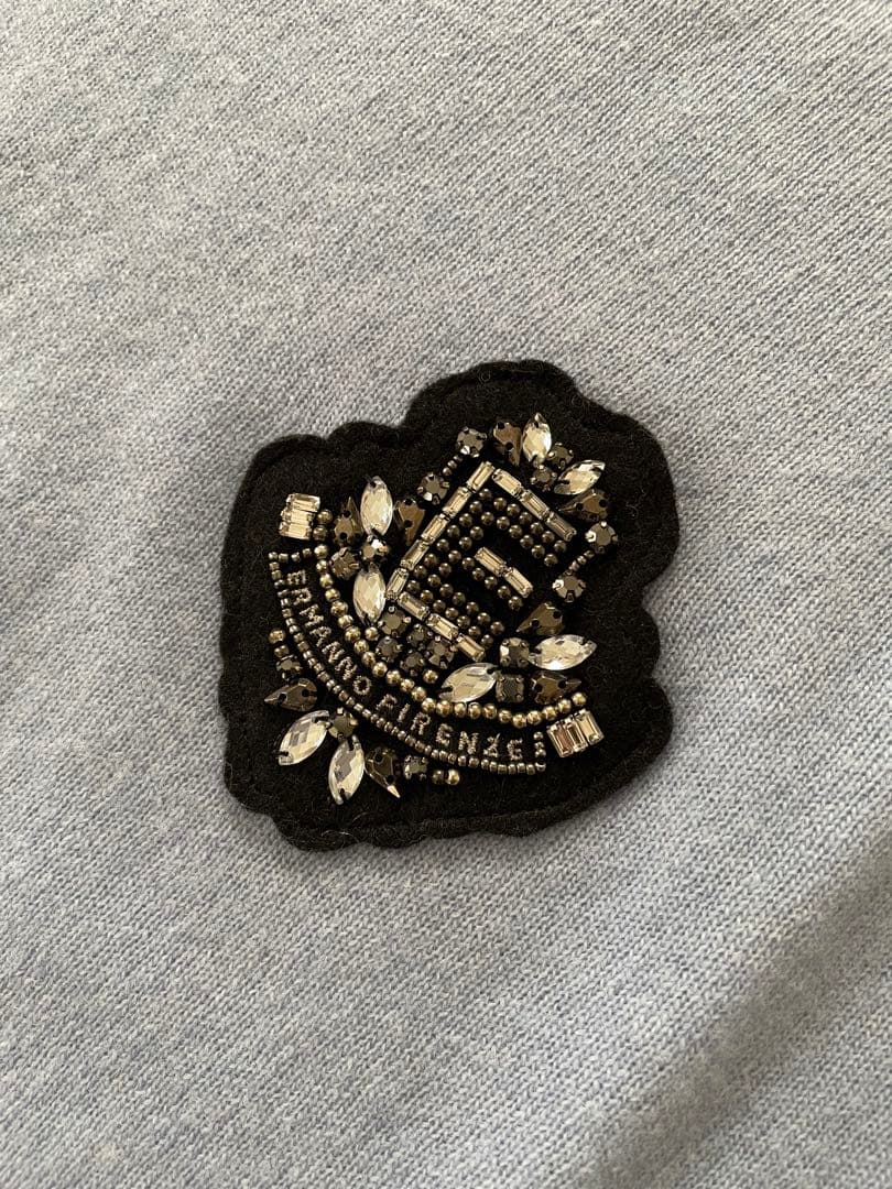 新品 エルマンノ シェルヴィーノ フィレンツェ ビジュー ニット 38 10