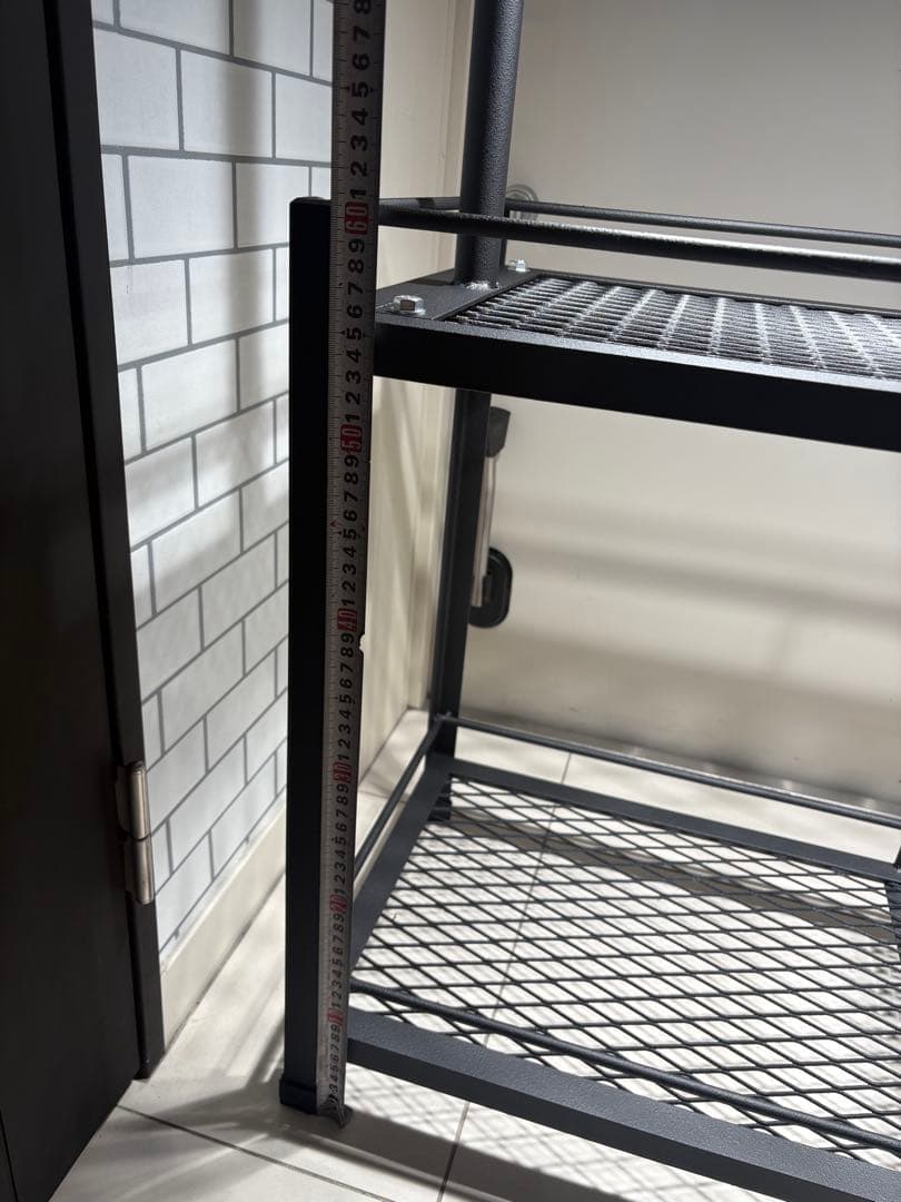 植物棚 アイアン棚 伸縮ライトレール パキプス アイアンシェルフ