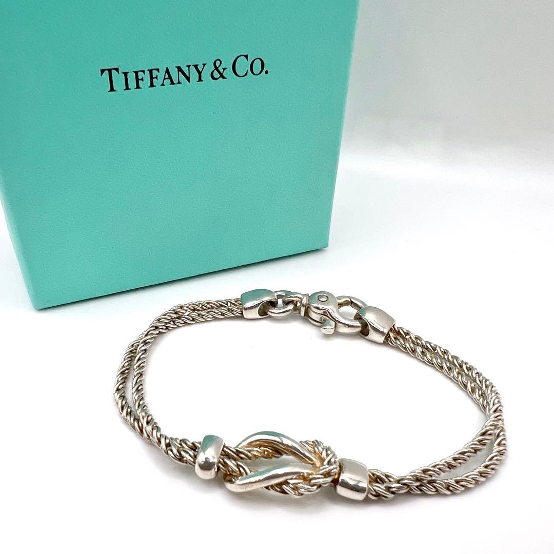 値下げ】ティファニー TIFFANY ダブルロープ センターノット