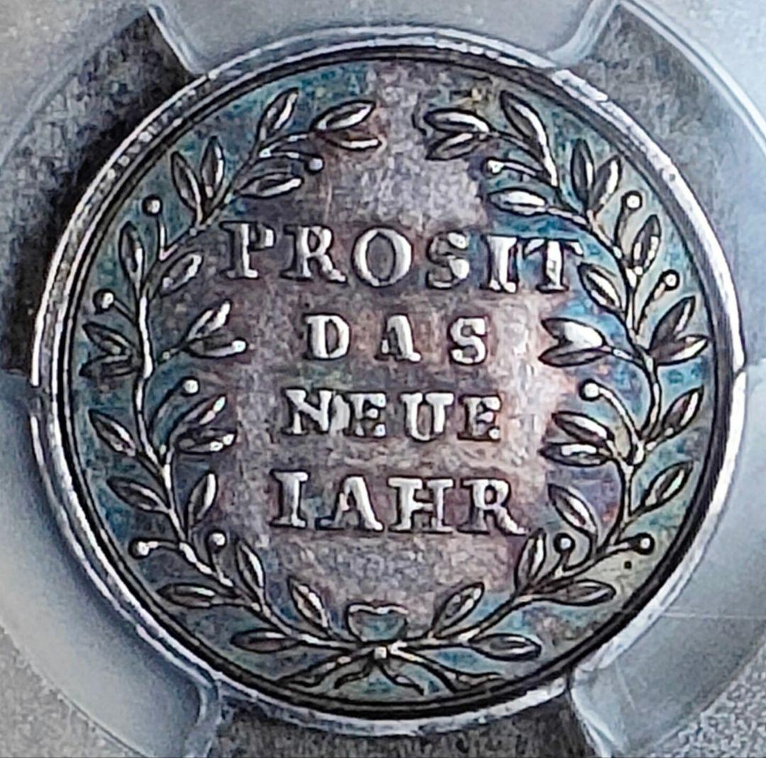 都市景観】1800-01年 ニュルンベルク ダカット 銀打ち 試鋳貨SP62