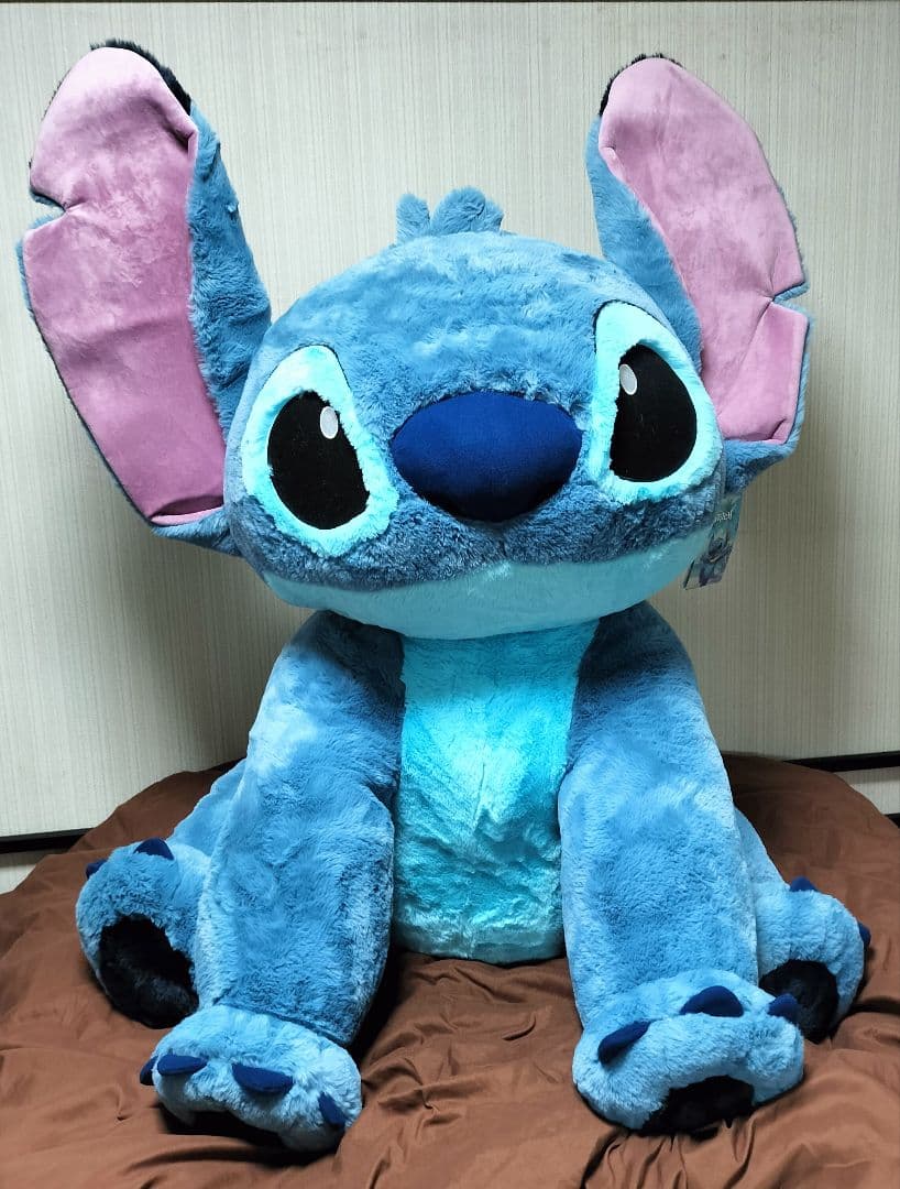 スティッチ コストコ 特大ぬいぐるみ（ブランケット入り） - メルカリ