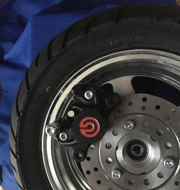 ☆ディスクブレーキロータースペーサー 厚17mm モンキー PCD変換