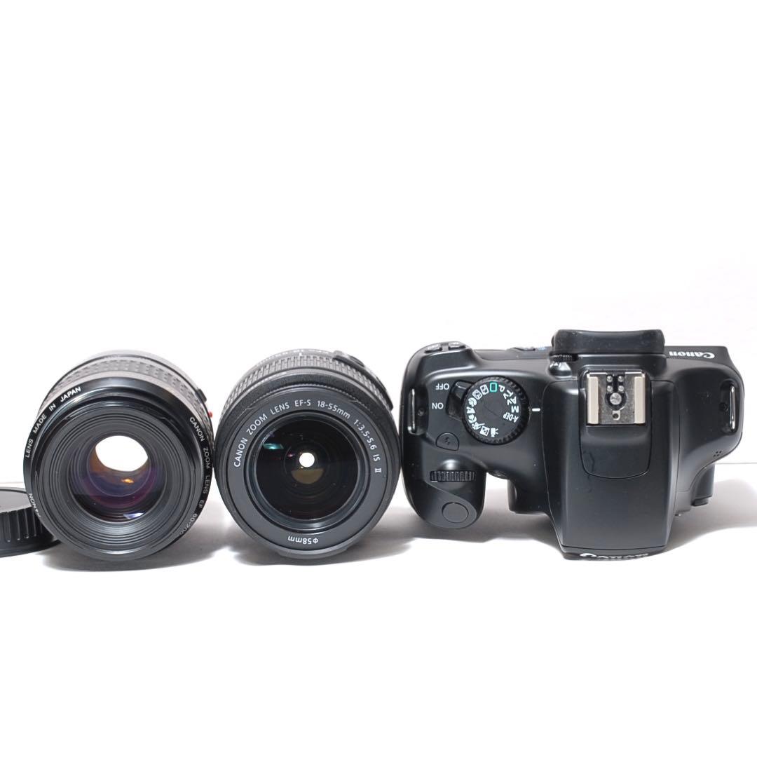 望遠レンズデビュー✨Canon Kiss X50✨ダブルレンズ✨入門モデル✨