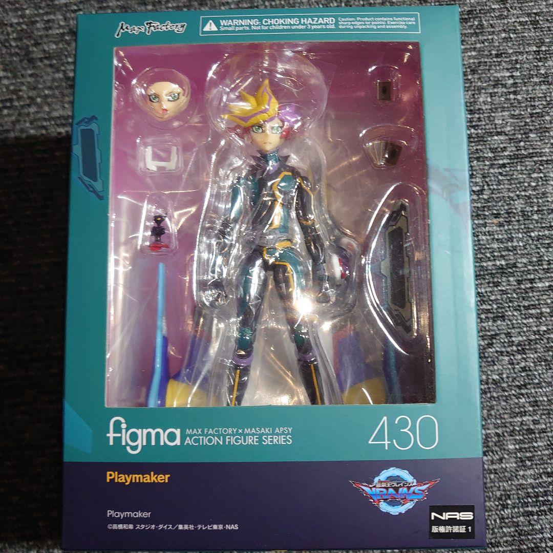 遊戯王VRAINS figma 430 Playmaker アクションフィギュア FIGMA 430 YUGIOH VRAINS PLAYMAKER MAX FACTORY ACTION FIGURE NEW