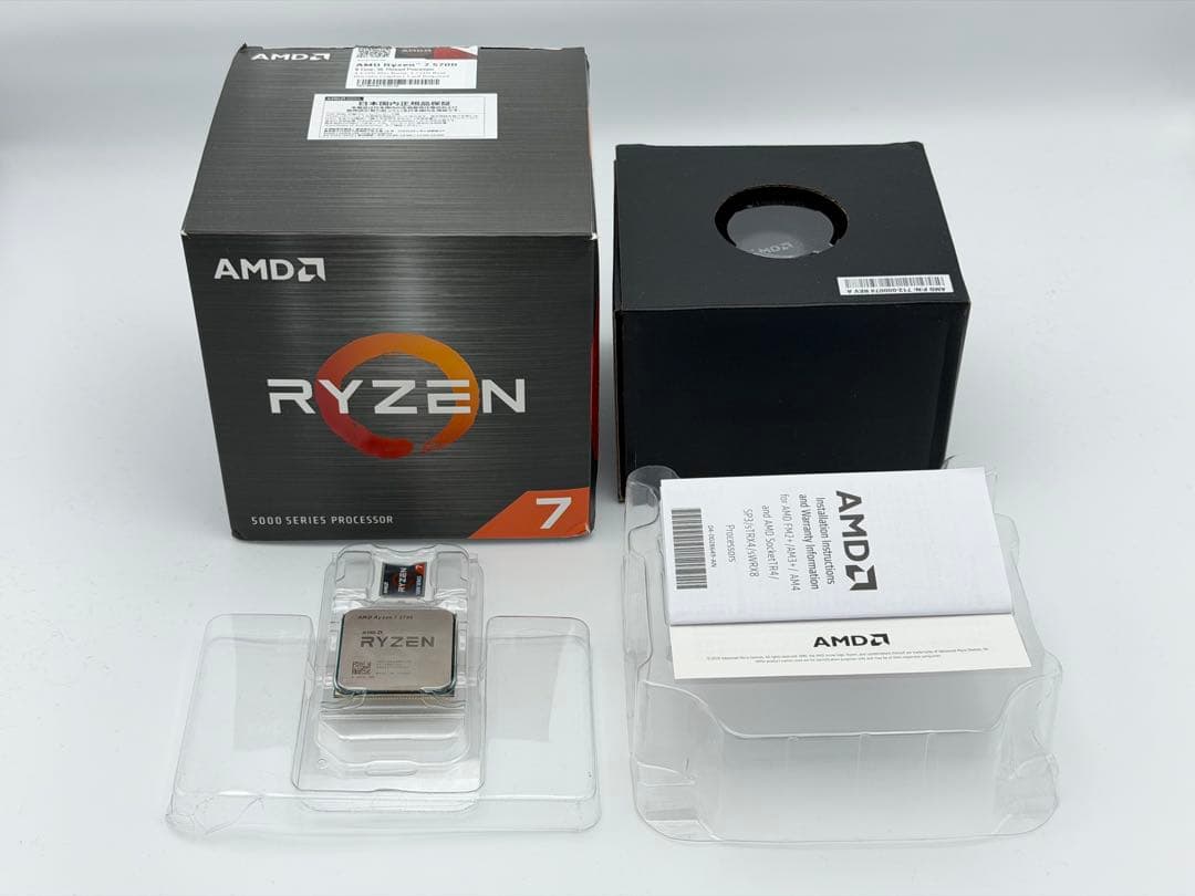 【AMD/CPU】 100-100000743BOX/Ryzen 7 5700