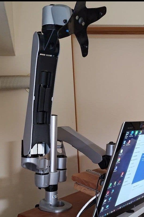 ♣⑦SANWA SUPPLY 水平垂直液晶モニターアーム CR-LA1007