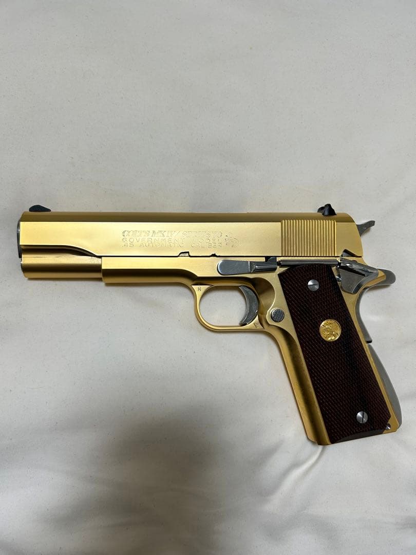 美品 WA SCW コルトガバメントS70限定プレミアムエディション GOLD