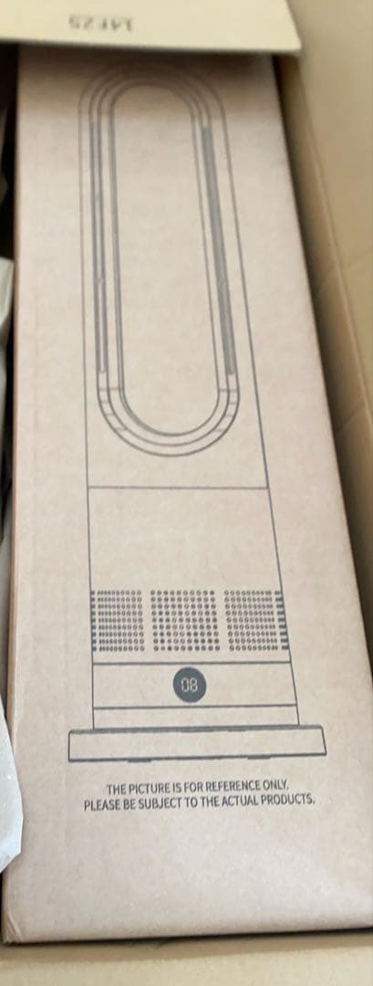 冷暖両用タワーファン扇風機 羽根なし DCモーター サーキュレーターホワイト