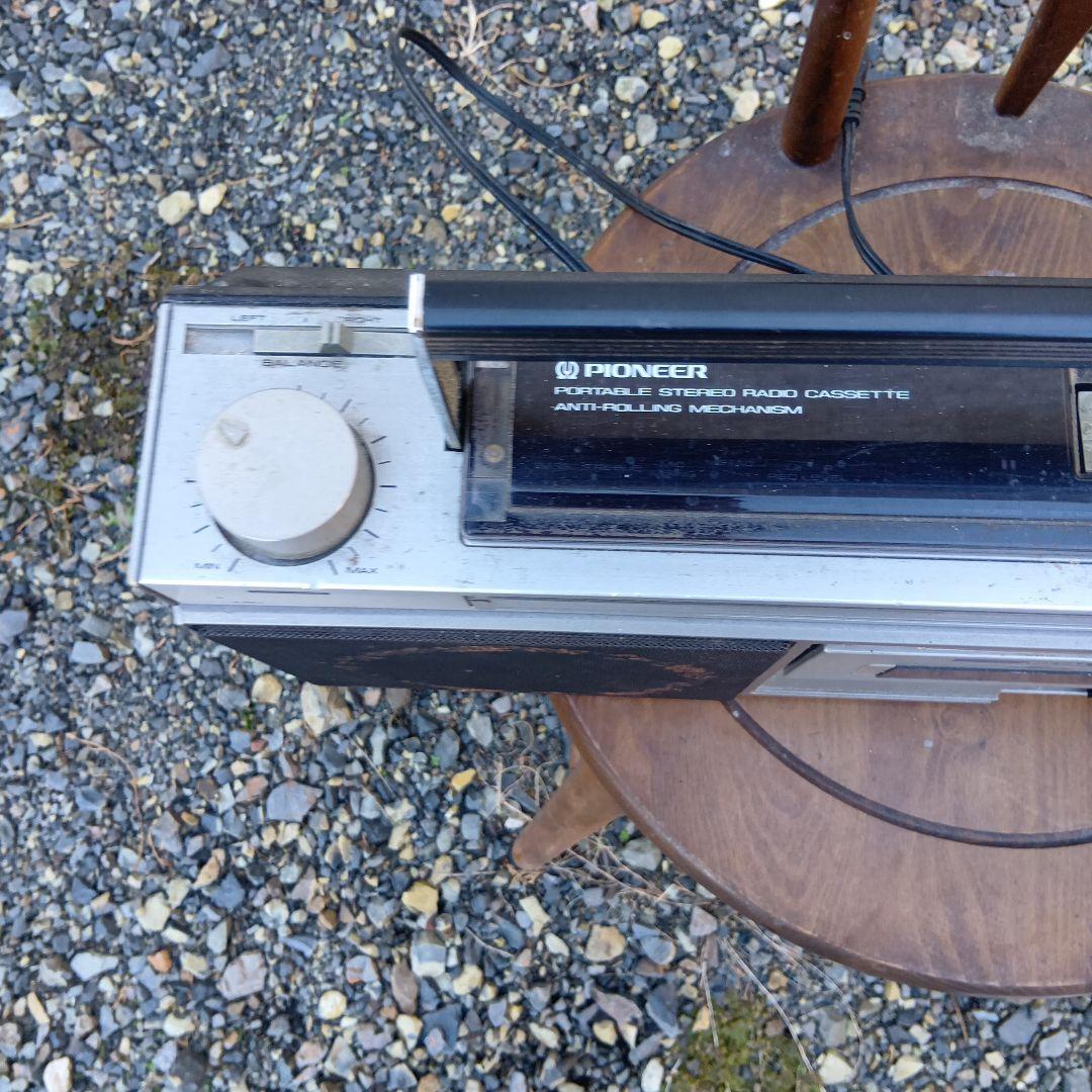 Pioneer ポータブルステレオラジオカセット