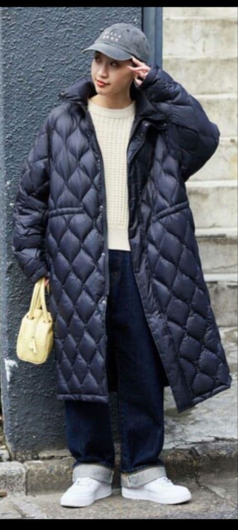 TAION × FREAK'S STORE 別注キルトスタンドカラーロングダウン - メルカリ