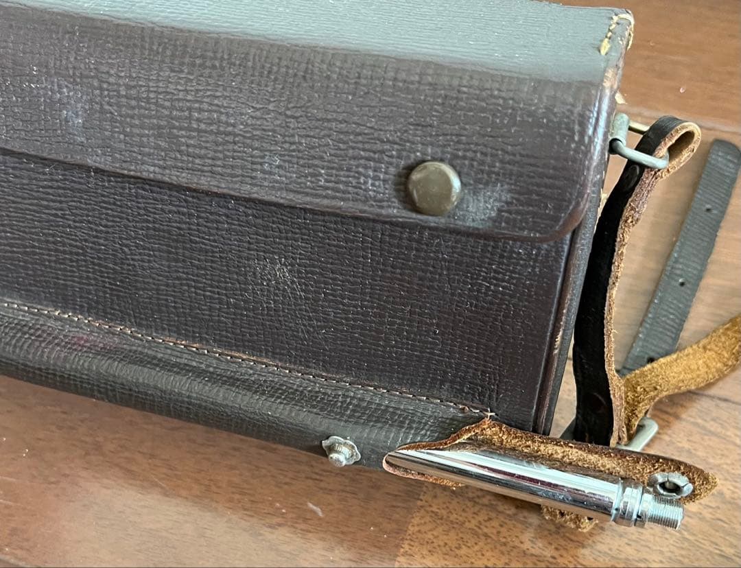 【ヴィンテージ品】SONY 2 BAND 7 TRANSISTOR 革ケース付