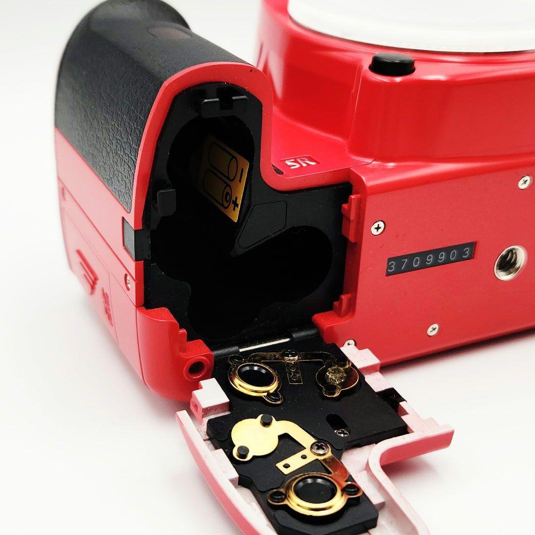 【美品】PENTAX K-X レッド 標準+超望遠レンズセット 箱、説明書付き