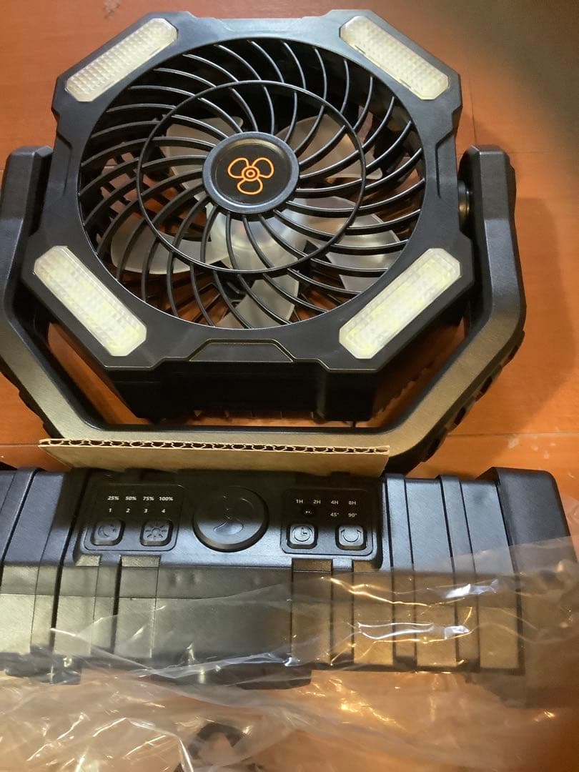 キャンプ 扇風機 アウトドア 充電式【35000mAh大容量＆自動首振り】