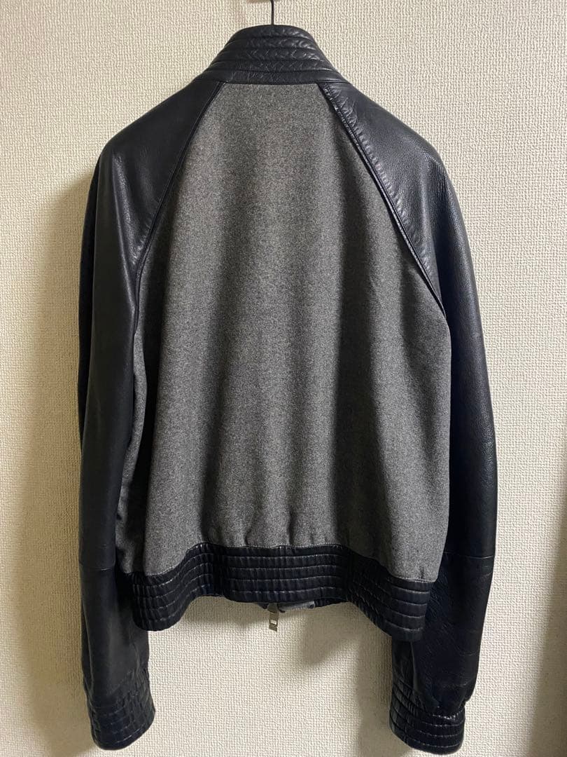 04aw dior homme レザーブルゾン スタジャン ディオールオム