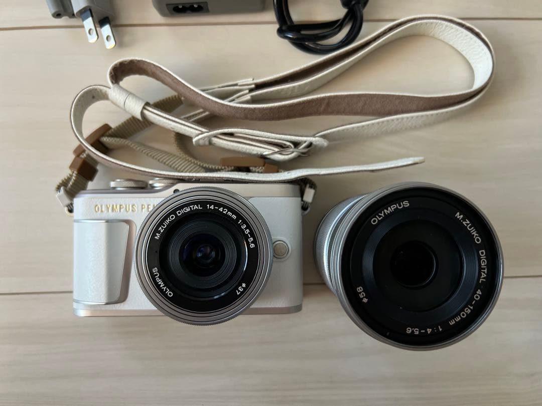 OLYMPUS PEN E-PL9 本体とレンズ2本　ストラップ付