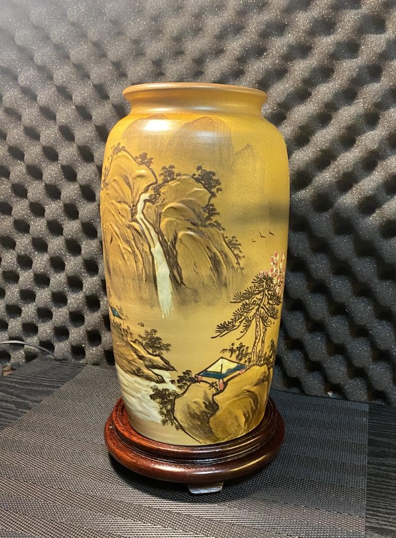 壺 中国製　金窯焼　手造品 祥?陶　金窯焼 Yahoo!オークション - 壺 中国製 金窯焼 手造品 祥 陶 金窯焼