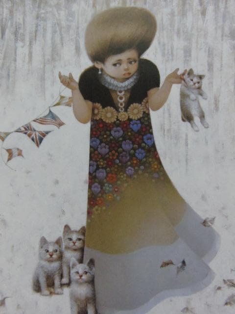 斎藤、三郎、黄色いジャスミン、希少な画集より、新品高級額・額装付