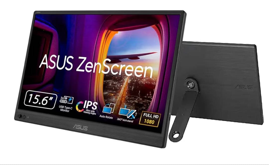 【未使用】ASUS MB169CK ポータブルモニター HDMI 15.6インチ Amazon.co.jp: ASUS ポータブルモニター/ZenScreen MB169CK-J
