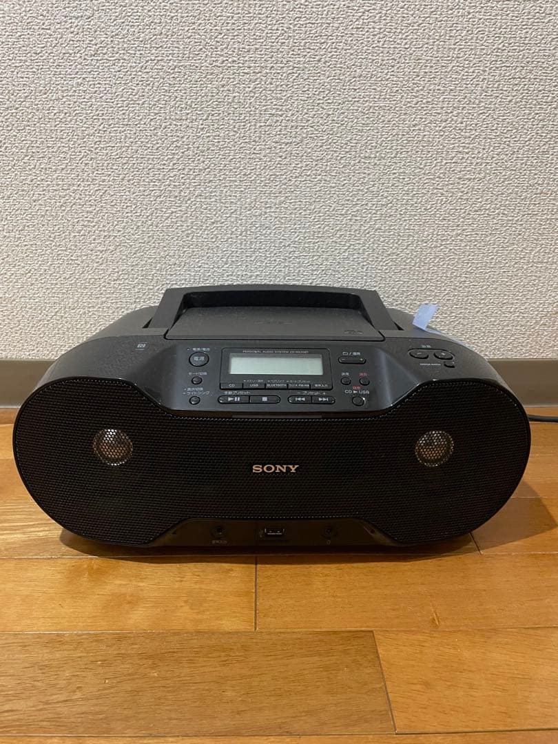 【美品】SONY CD・MD・カセットデッキ ポータブル ZS-RS70BT