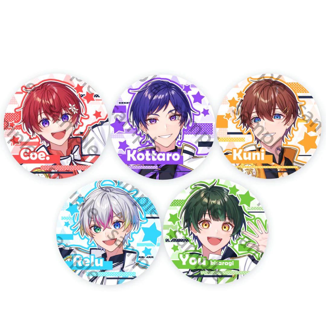 新品☆すたぽら【Relu】すたぽらってなぁに？ ☆缶バッジ☆第6弾☆3点