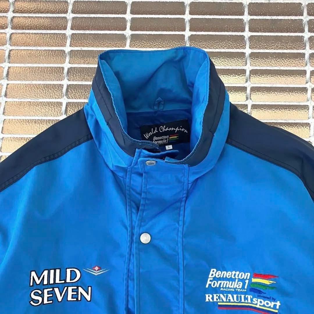 90s BENETTON ベネトン フォーミュラ1 レーシングジャケット F1 - メルカリ