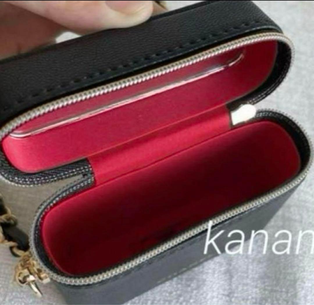 シャネル ノベルティ リップケースポーチ チェーン箱付き/新品未使用品