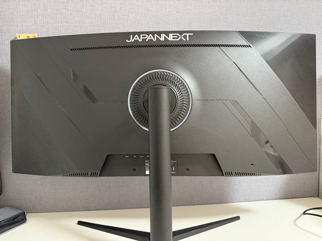 JAPANNEXT 37.5インチ IPS BLACK 湾曲ウルトラワイド