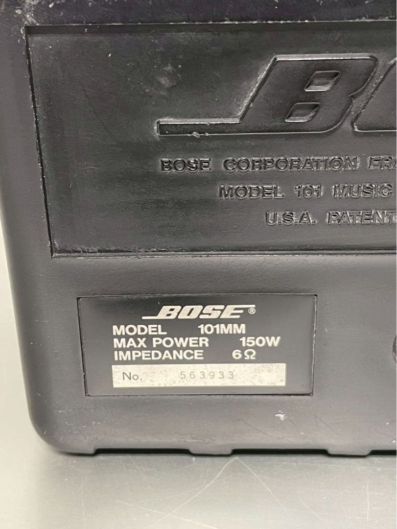 BOSE 101MM スピーカー ペア ボーズ 6Ω 150W ブラック