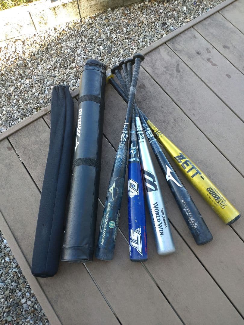 軟式バット 5本セット　Beyond他 野球 ミズノ ジュニア軟式バット BEYOND MAX EV II N mizuno 軟式