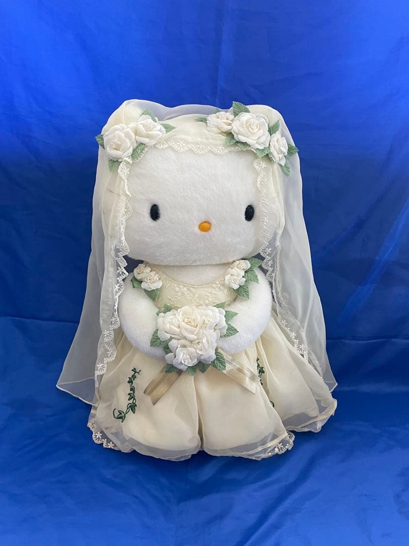 ハローキティ ウエディング マロニエ レトロ ビッグサイズ　激レア　ぬいぐるみ ハロー！キティ」ぬいぐるみ新作4点！ウェディングスタイルでキティ