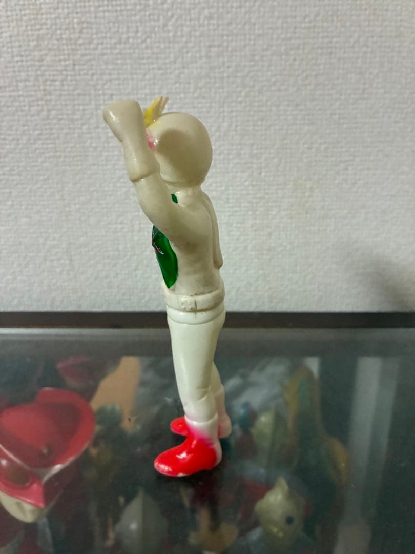 当時物、パチ無版権ソフビ 仮面ライダーエックス