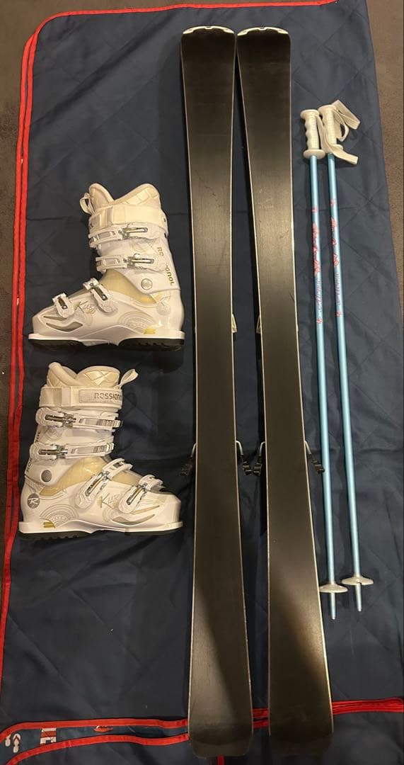 スキー セット 140cm volkl ブーツ 24.5cm レディース