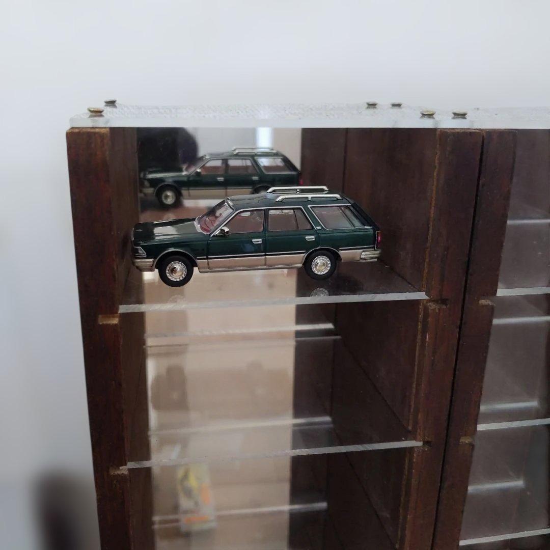 ☆鏡付き ミニカーディスプレイ ショーケース トミカ 60台 - メルカリ