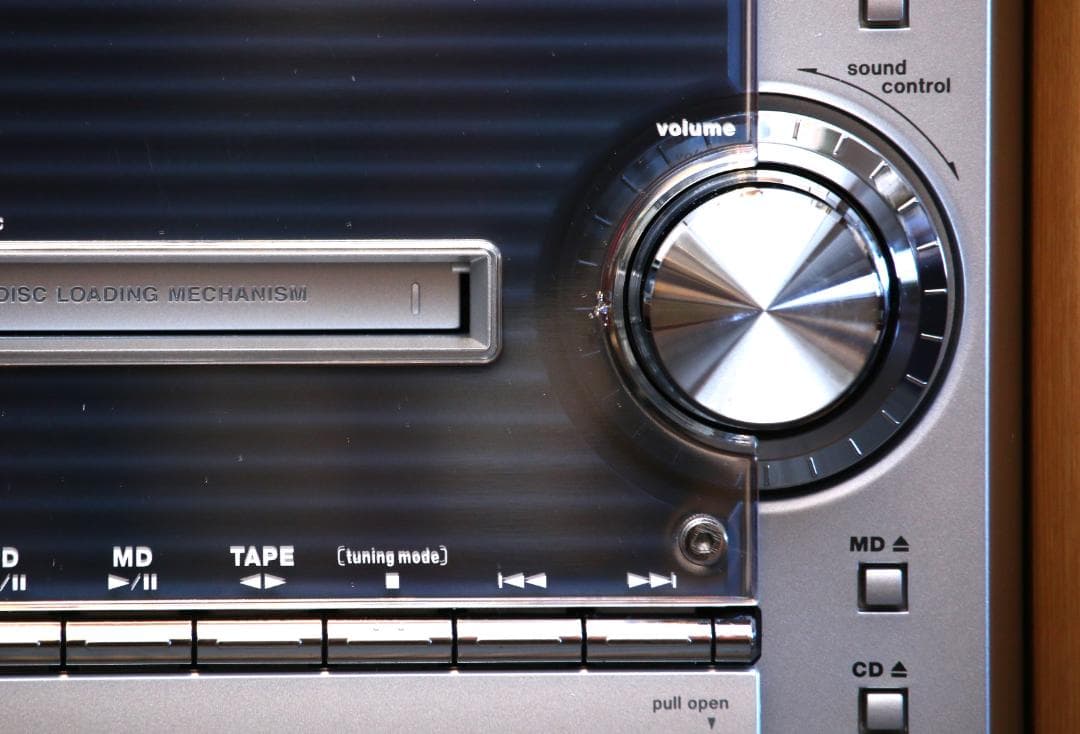 KENWOOD SL3MD CD/MD/TUNER/TAPE　コンポ　完動品