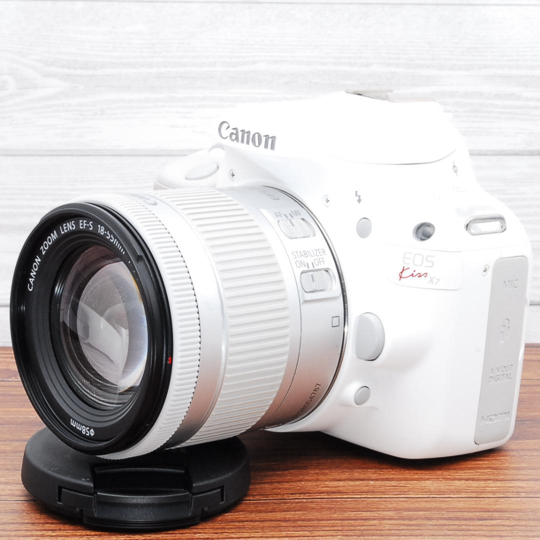 すずりん Canon EOS Kiss X7ホワイト レンズセット