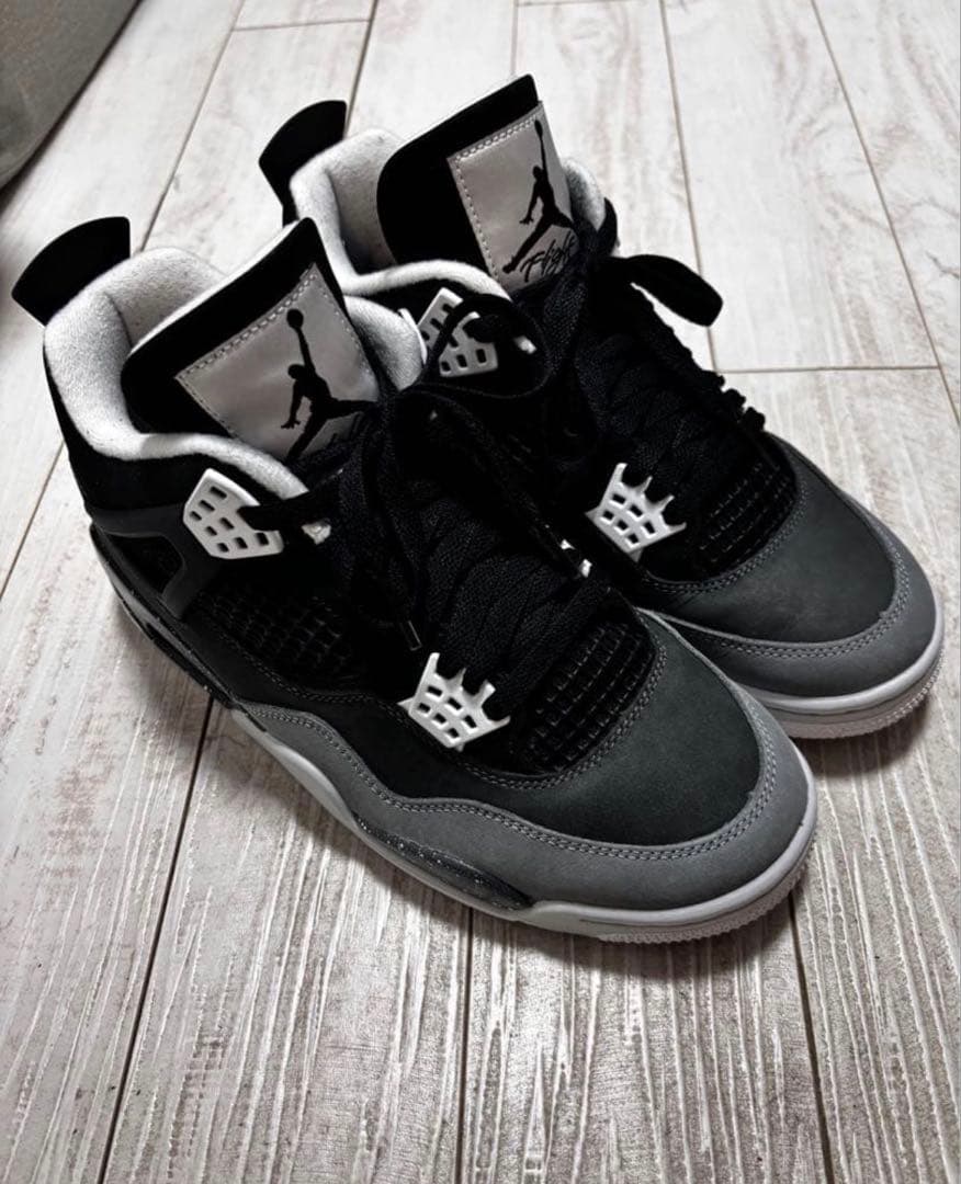 Air Jordan 4 ブラック/グレー 8/29発売 AIR JORDAN 4/エア ジョーダン 4 Black and Light Steel