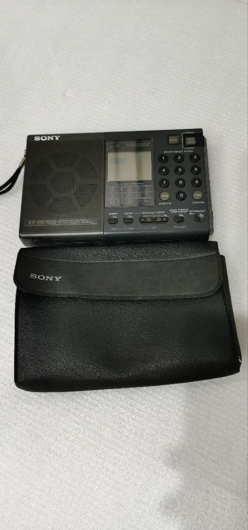 SONY 　ICF-SW7600 ラジオ　ケース付き