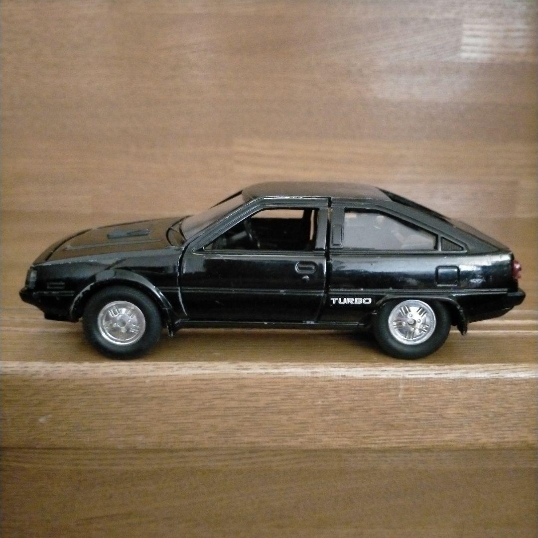 三菱 コルディア ターボ 1/28 ミニカー 黒 - メルカリ