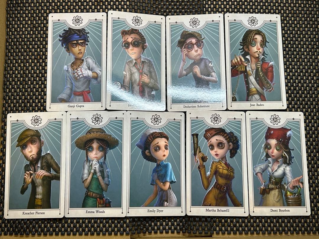 第五人格 IdentityV トレーディングカード タロット　空軍　庭師　医師 第五人格 IdentityV トレーディングカード タロット 空軍 庭師 医師