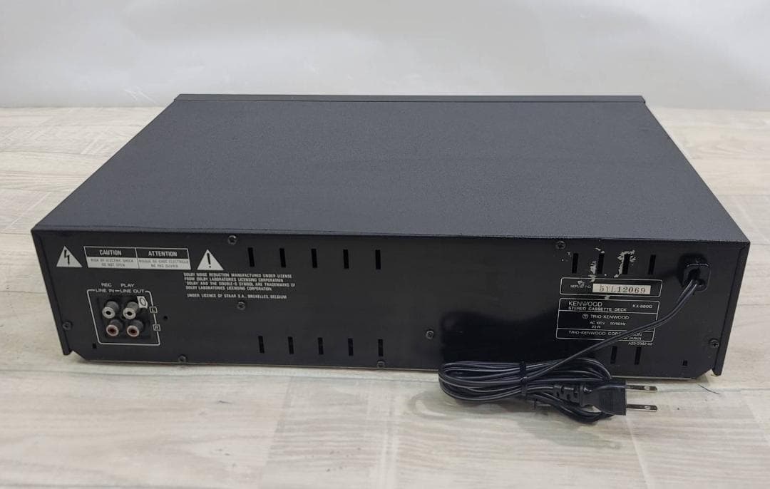 【良品】KENWOOD カセットデッキ KX-880G