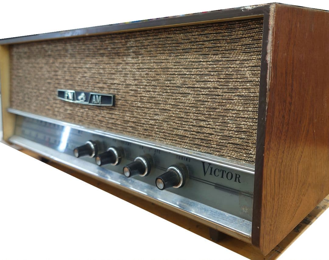 ■■【希少・当時物・昭和レトロ】VICTOR 　F-224 真空管ラジオ