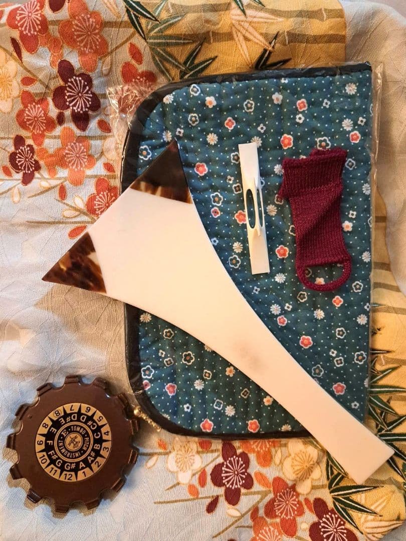 長唄 三味線 細棹 紫檀 中古品