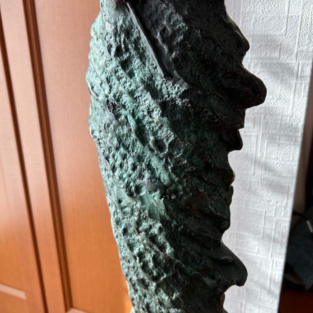 ブロンズ製女性像 バイオリンを持つ女　銅像　 彫刻　高さ1.17m