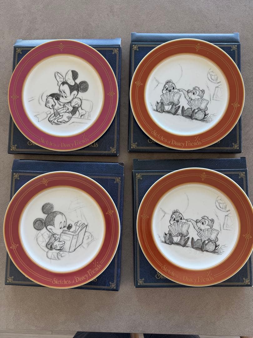 東京ディズニーリゾート 4枚スケッチプレートセット - メルカリ